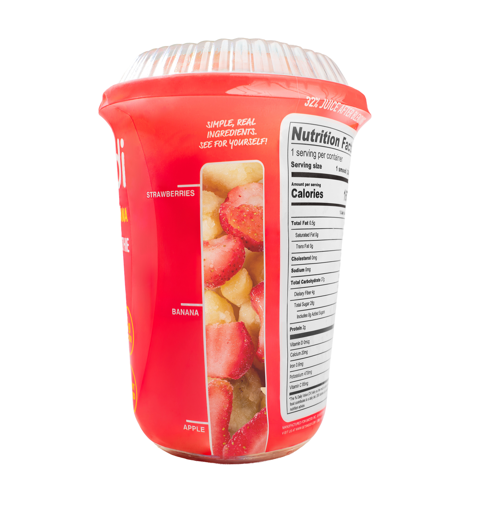 Real Fruit Smoothies cup
